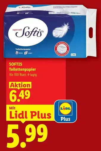 Lidl Softis Toilettenpapier Angebot