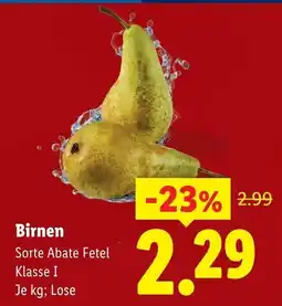 Lidl Birnen Angebot