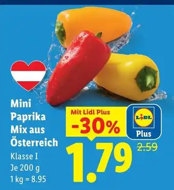 Lidl Mini Paprika Mix aus Österreich Angebot