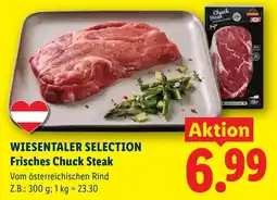 Lidl Wiesentaler selection frisches chuck steak Angebot