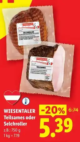Lidl Wiesentaler teilsames oder selchroller Angebot