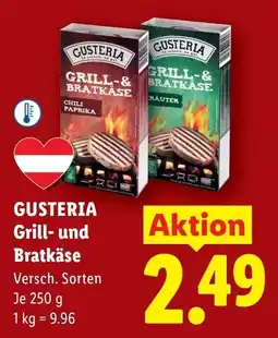 Lidl Gusteria grill und bratkäse Angebot