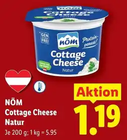 Lidl Nöm cottage cheese natur Angebot