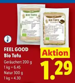 Lidl Feel good bio tofu Angebot