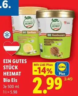 Lidl Ein gutes stück heimat bio eis Angebot