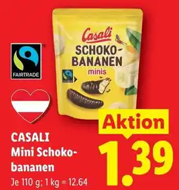 Lidl Casali mini schoko bananen Angebot
