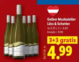 Lidl Gelber Muskateller Löss & Schotter Angebot
