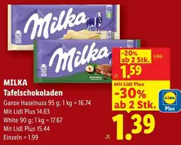 Lidl Milka tafelschokoladen Angebot