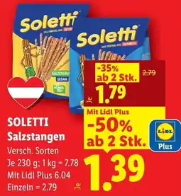 Lidl Soletti salzstangen Angebot