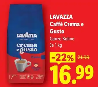 Lidl Lavazza caffè crema e gusto Angebot