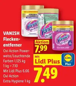 Lidl Vanish flecken entferner Angebot