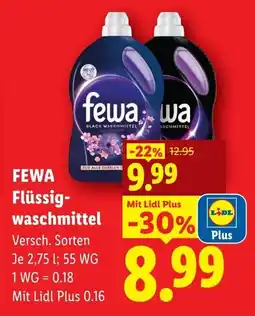 Lidl Fewa flüssig waschmittel Angebot