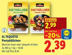Lidl El tequito partybällchen Angebot