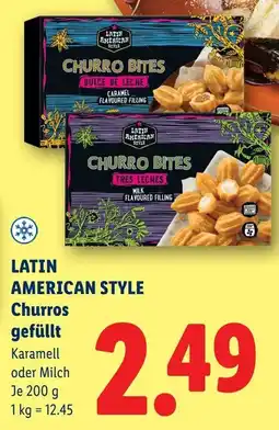 Lidl Latin american style churros gefüllt Angebot