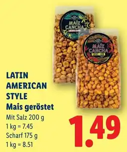 Lidl Latin american style mais geröstet Angebot