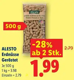 Lidl Alesto erdnüsse geröstet Angebot