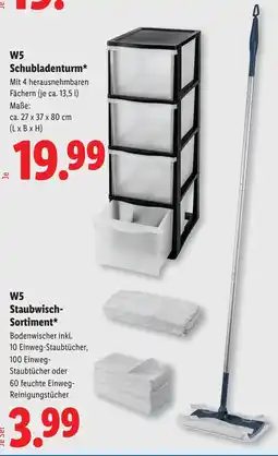 Lidl W5 Staubwisch Sortiment Angebot