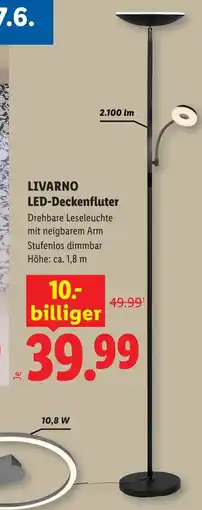 Lidl Livarno led deckenfluter Angebot