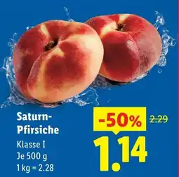 Lidl Saturn Pfirsiche Klasse Angebot
