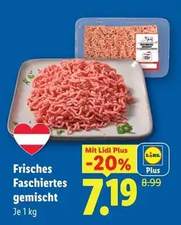 Lidl Frisches Faschiertes gemischt Angebot
