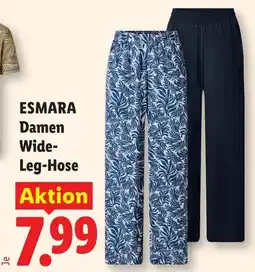 Lidl Esmara damen wide leg hose Angebot
