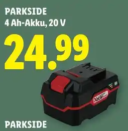 Lidl Parkside 4 ah akku 20 v Angebot