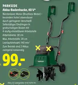 Lidl Parkside akku bodenhacke 40 v Angebot