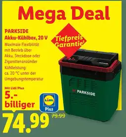 Lidl Parkside akku kühlbox 20 v Angebot