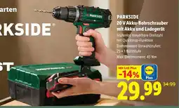 Lidl Parkside 20 v akku bohrschrauber mit akku und ladegerät Angebot