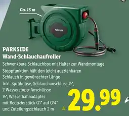 Lidl Parkside wand schlauchaufroller Angebot