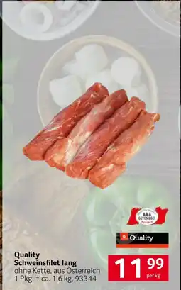 Transgourmet Quality Schweinsfilet lang Angebot
