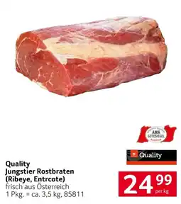 Transgourmet Quality Jungstier Rostbraten (Ribeye, Entrcote) Angebot