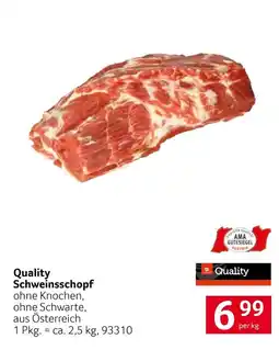 Transgourmet Quality Schweinsschopf Angebot