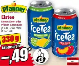 Norma Pfanner Eistee Angebot