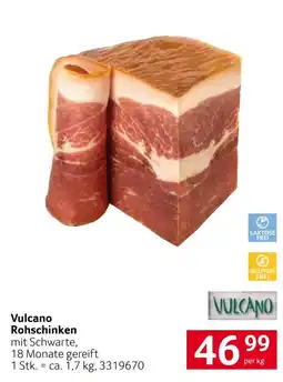 Transgourmet Vulcano Rohschinken Angebot