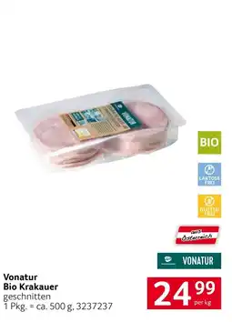 Transgourmet Vonatur Bio Krakauer Angebot