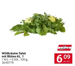 Transgourmet Wildkräuter Salat mit Blüten KL. 1 Angebot
