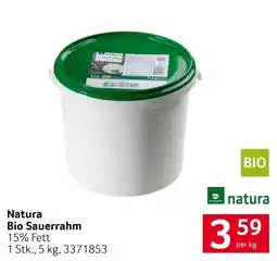 Transgourmet Natura Bio Sauerrahm 15% Fett Angebot