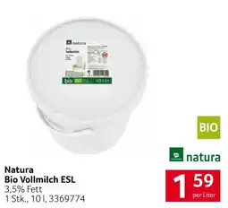 Transgourmet Natura Bio Vollmilch ESL 3.5% Fett Angebot