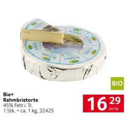 Transgourmet Bio+ Rahmbrietorte Angebot