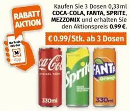 Müller Coca-cola, fanta, sprite, Angebot