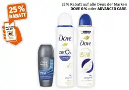 Müller DOVE 0% oder ADVANCED CARE. Angebot