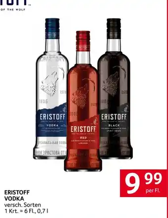 Transgourmet Eristoff vodka Angebot
