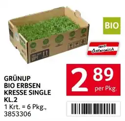 Transgourmet Grünup bio erbsen kresse single Angebot