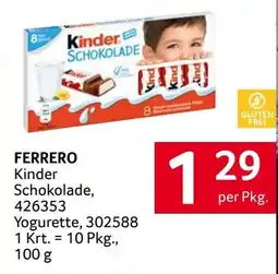 Transgourmet Ferrero kinder schokolade Angebot