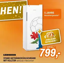 Expert Liebherr stand-getränkekühlschrank mit volltür Angebot