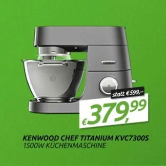 0815 Küchenmaschine Chef Titanium KVC7300S Angebot