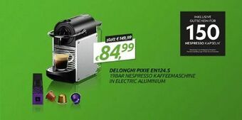 0815 Nespresso Kapselmaschine EN124.S Pixie Angebot