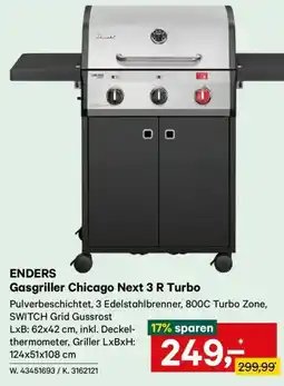 Lagerhaus Enders gasgriller chicago next 3 r turbo Angebot