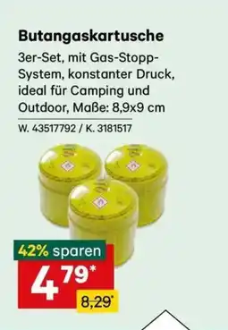 Lagerhaus Butangaskartusche Angebot